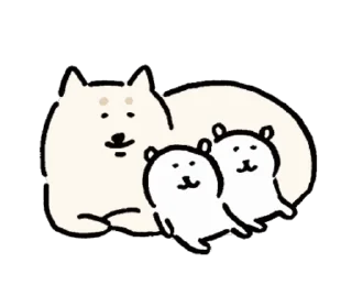 🐶 emoji 對自己吐槽的白熊(動態2) Telegram sticker 9 of 24
