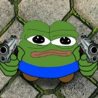 Sticker from @Raze_00's PEPE PACK 1  @ocstickers — @stckrRobot