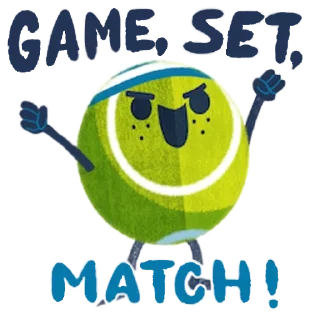 Sticker from TENNIS @TheRealNoddyTennisMaster