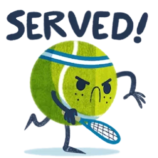 Sticker from TENNIS @TheRealNoddyTennisMaster