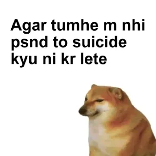 Sticker from Malkin ke stickers hai koi ni churega
