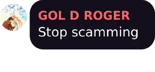 😡 emoji GOL D ROGER Telegram sticker 21 of 38