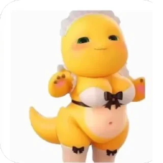 🫥 emoji 奶龙 @yule827 Telegram sticker 5 of 84