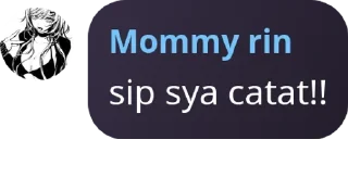 🫶 emoji MOMMY RIN Telegram sticker 19 of 33