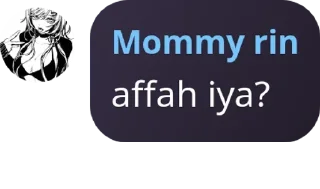 🫶 emoji MOMMY RIN Telegram sticker 9 of 33