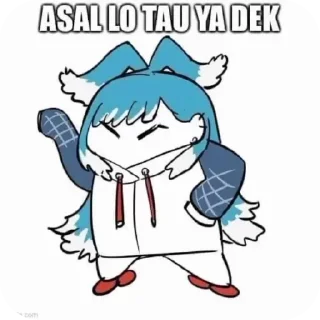 Sticker from anime desu