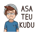 😏 emoji Sunda Bray Telegram sticker 12 of 40