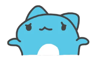 🤷‍♂️ emoji 貓貓蟲-咖波 軟ＱＱ @moe_sticker_bot Telegram sticker 23 of 24