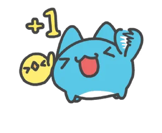 👋 emoji 貓貓蟲-咖波 軟ＱＱ @moe_sticker_bot Telegram sticker 9 of 24