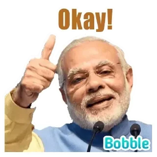 👍 emoji @MereChannels | Modi ji pack Telegram sticker 13 of 71