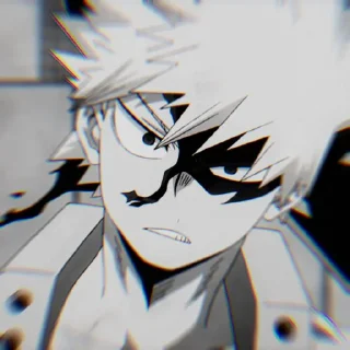 Sticker from bakugo katsuki