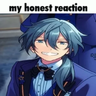 Sticker from My honest reaction