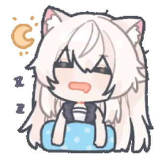 Sticker from 天才猫猫明风风 @camiyoru