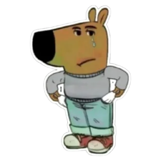 🧸 emoji Chill guy Telegram sticker 22 of 23