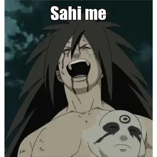 🤔 emoji Uchiha Madaras kang pack Telegram sticker 6 of 31