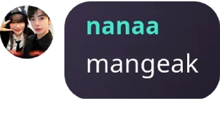 Sticker from nana