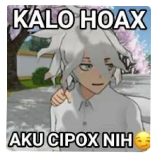 😏 emoji Punya anon!! Telegram sticker 8 of 103
