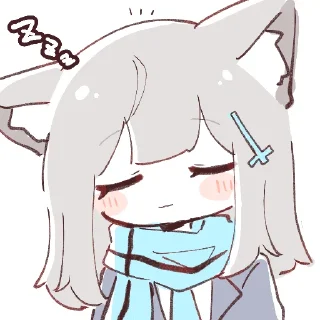 Sticker from 💖砂狼シロコ💖 @DimensionID