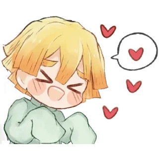 🍑 emoji Demon Slayer Telegram sticker 24 of 100