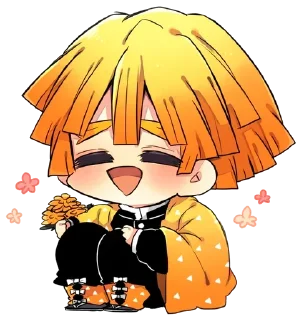 🍑 emoji Demon Slayer Telegram sticker 20 of 100