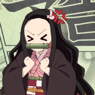 😡 emoji Demon Slayer Telegram sticker 8 of 19