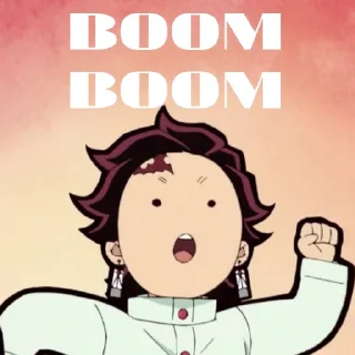 💥 emoji Demon Slayer Telegram sticker 16 of 19
