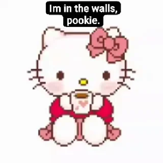 Sticker from @LovingStickers हैलो किटी।