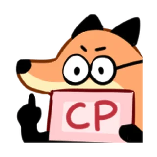 ⭐️ emoji fox friends 2 @moe_sticker_bot Telegram sticker 19 of 40