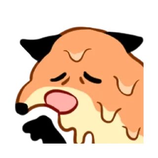⭐️ emoji fox friends 2 @moe_sticker_bot Telegram sticker 13 of 40