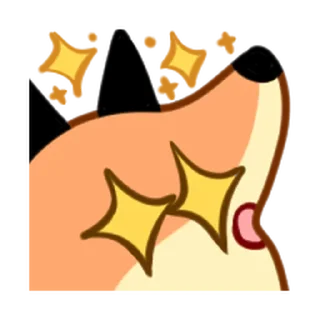 ⭐️ emoji fox friends 2 @moe_sticker_bot Telegram sticker 3 of 40