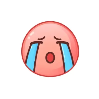 😭 emoji Tamata tan Telegram sticker 8 of 20