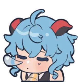 😴 emoji Cheebpaku Genshin Stickers Telegram sticker 17 of 20