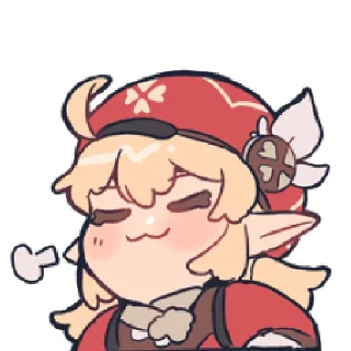 😌 emoji Cheebpaku Genshin Stickers Telegram sticker 10 of 20