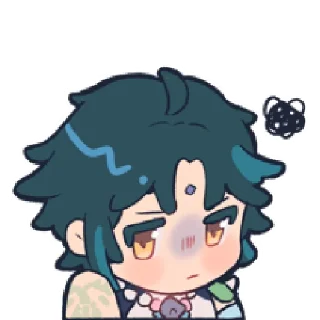 😠 emoji Cheebpaku Genshin Stickers Telegram sticker 13 of 20