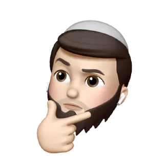 🤔 emoji @FazeelFSB Stickers🙂 Telegram sticker 5 of 26
