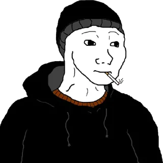 👍 emoji @WOJAK Telegram sticker 8 of 120