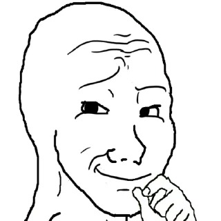 👍 emoji @WOJAK Telegram sticker 6 of 120