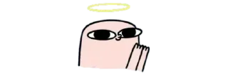 😇 emoji @Chat_Universe_lN — @stckrRobot Telegram sticker 12 of 119