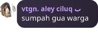 Sticker from ketikan aley