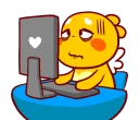 😥 emoji adek qoobee @bistic Telegram sticker 4 of 40