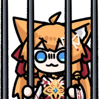 Sticker from B站 葉月稲荷 @zhaxia_cn