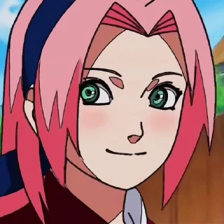 😸 emoji Sakura haruno|| Yuanita mon Telegram sticker 17 of 34
