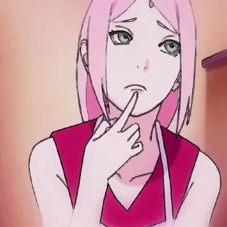 😸 emoji Sakura haruno|| Yuanita mon Telegram sticker 7 of 34