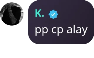 Sticker from K.