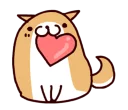 🐶 emoji Lazy Shiba Telegram sticker 6 of 120
