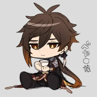 🏮 emoji Zhongli Telegram sticker 9 of 26