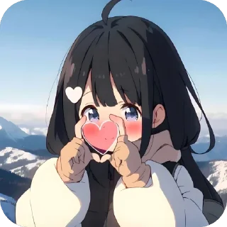 🫥 emoji @LOVE….❤️ Telegram sticker 7 of 25
