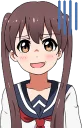 😰 emoji Sarcastic girl with pigtails Telegram sticker 23 of 80