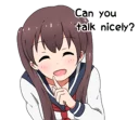 😄 emoji Sarcastic girl with pigtails Line Stickers Telegram sticker 11 of 81