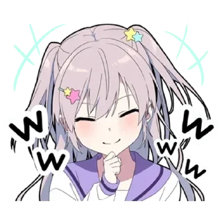 🤍 emoji rei Telegram sticker 4 of 114